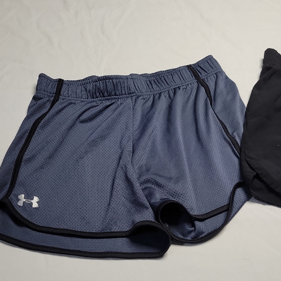 Under Armour Pants - Under Armour Women's Dark Blue Athletic Shorts